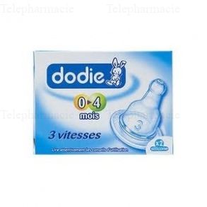 Tetines 1er &acirc;ge classique 3 vitesses Caoutchouc - x2