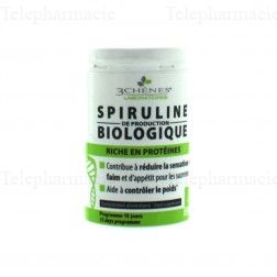 LES 3 CH&Ecirc;NES Spiruline Bio 100 comprim&eacute;s