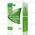 NICORETTE Menthe fra&icirc;che 4 mg sans sucre Bo&icirc;te de 105 gommes